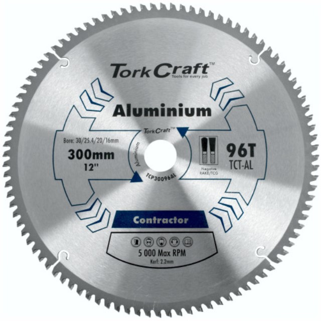 Blade Contractor Alum 300 X 96T 30/1/20/16 Circular Saw Tct