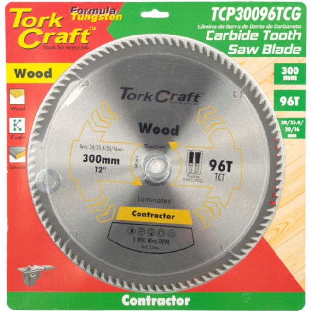 Blade Contractor 300 X 96T Tcg Pos.30/1/16 Circular Saw Tct