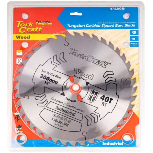 Blade Tct 300 X 40T 30/1/20  Atb Positive Profesional Industrial