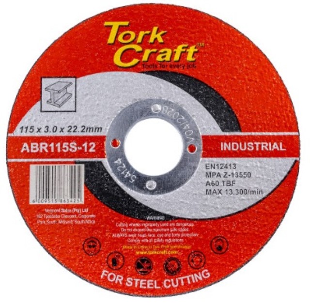 Cutting Disc Industrial Metal 115 X 3.0 X 22.2 Mm