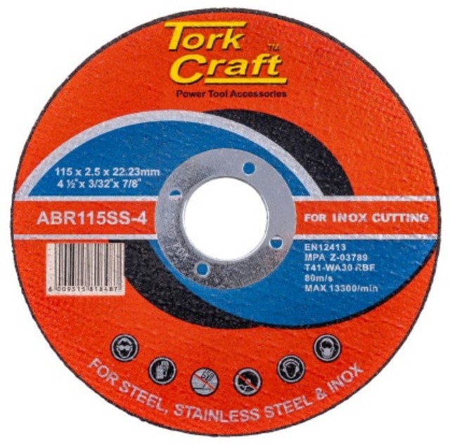 Cutting Disc Stainless Steel 115 X 2.5 X 22.22Mm