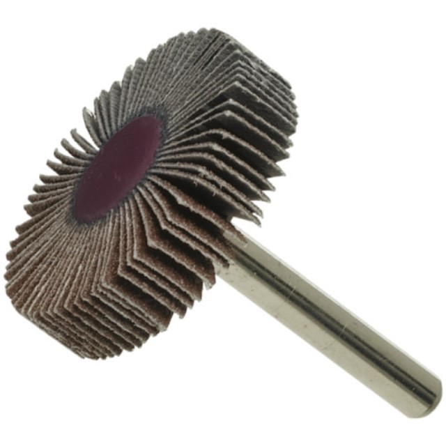 Flap Wheel 40 X 10 X 6Mm Shaft 80 Grit Per Each (500 Per Box)