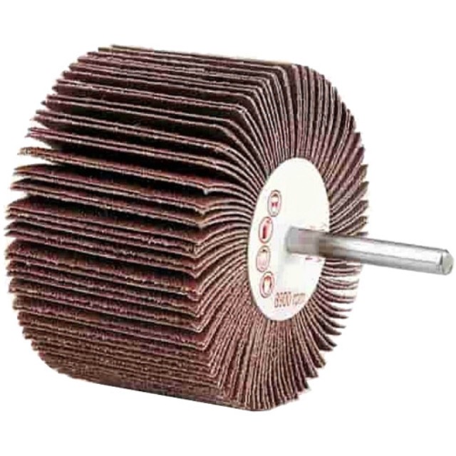 Flap Wheel 40 X 30 X 6Mm Shaft 60 Grit Per Each (35 Per Box)