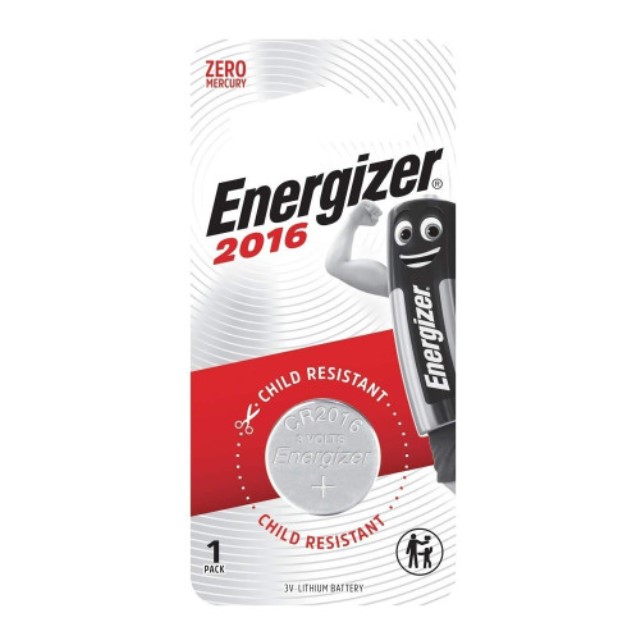 Energizer 2016 Bp1 3V Lithium Coin Battery 1Pack (Moq 12)