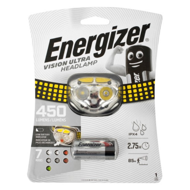 Energizer Vision Ultra Headlight Grey