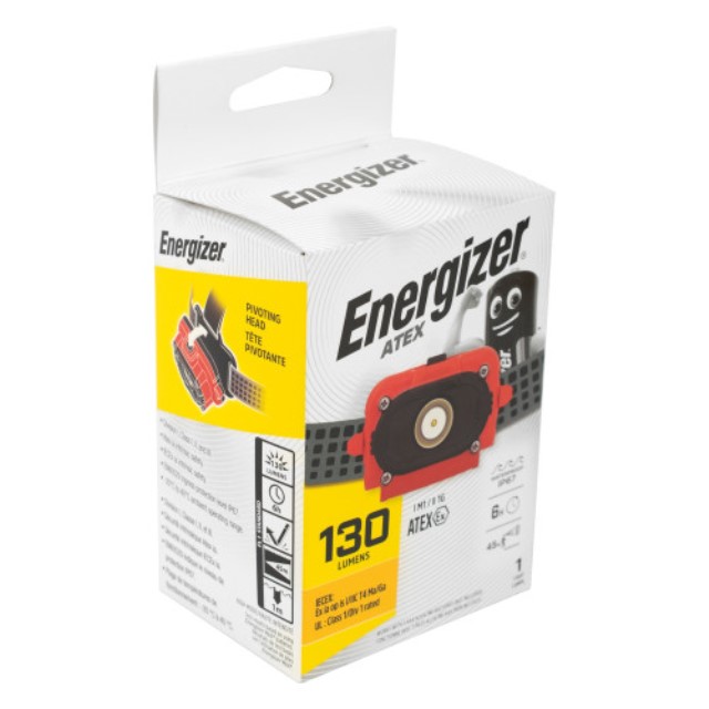 Energizer Atex Headlight - Intrinsically Safe Torch Flash Light