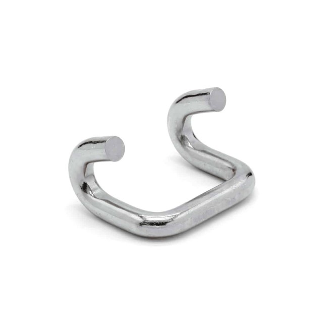 50mm - Open Hook - Silver