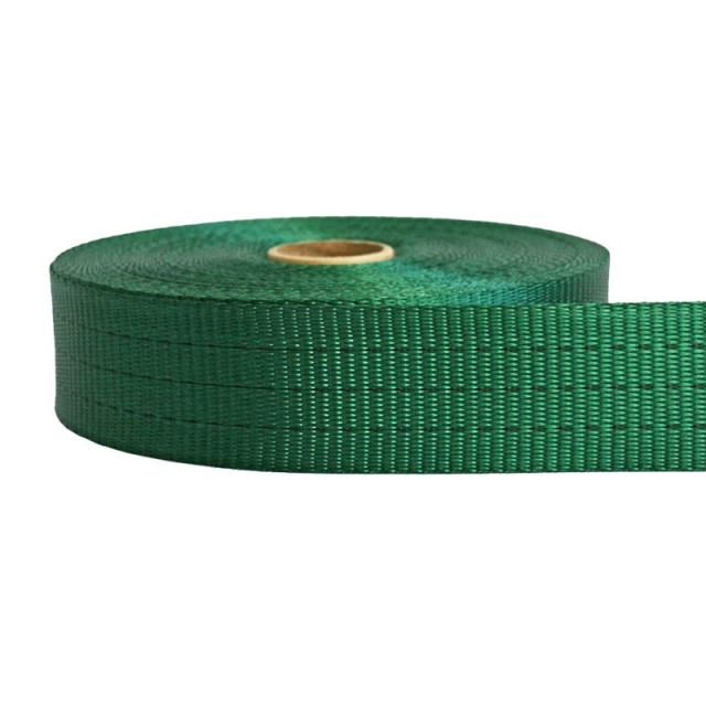 50mm – 3 Ton Industrial Webbing Green | SOLD PER METER