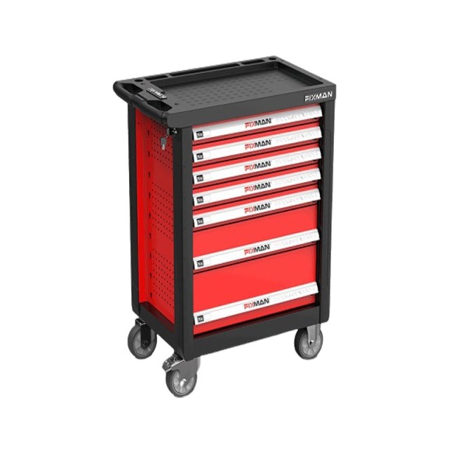 Fixman Empty 7 Drawer Roller Cabinet On Castors 958Mm X 766Mm X 465Mm
