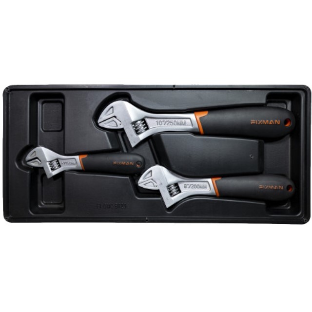 Fixman Tray 3 Piece Adjustable Wrench 6