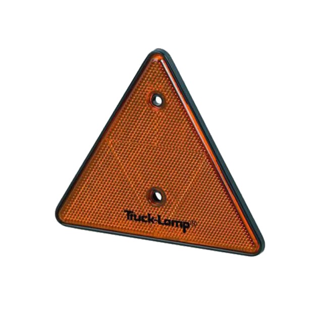 Amber - Adhesive Triangle Reflector - Large